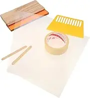 Hohopeti 1Set Professional Scraper DIY Kit Wear Resistant Squeegee for Crafting Textile Applications for Ink Transfer and Printmaking