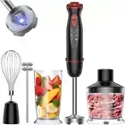 Upgraded Immersion Blender Handheld, 1100W 12-Speed 5 in 1 Hand Mixer Stick B...