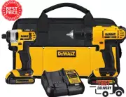 DEWALT DCK240C2 20V MAX Cordless Drill and Impact Driver Combo Kit