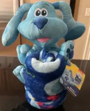 Blue’s Clues & You Character 13” Plush And Silk Touch Throw Set Blanket NWT
