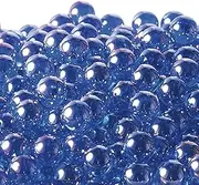 Hobby O1283 Glass Ball, Made in Japan, 0.5 inches (12.5 mm), Aurora Borealis Cobalt, 1 Bag (600 Beads)