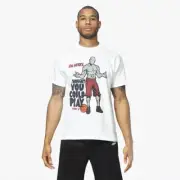 Genuine AND1 Mens Retro 90s Trash Talk Basketball Tee Tshirt Top Size XL White
