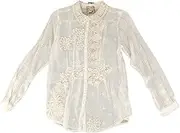[Johnny Was] Women's Celia Applique Shirt, Shell