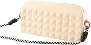 Silicone Makeup Bag, Small Cosmetic Clutch, Zipper Organizer Pouch, Waterproof Flexible Material, Compact Lightweight Design, Multi-Purpose, Silicone Material, 9.06x1.81x4.13in