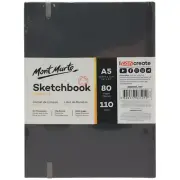 2x Hardbound Sketch Book Signature 110gsm A5 Mont Marte Artist Skteching Drawing