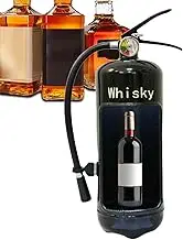 Wine Bottle Fire Extinguisher - Wine Storage System for Home,Creative Iron Bar Cabinet Wine Storage Box for Home Furnishings and Decoration