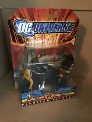 DC Universe Fighting Figures Two Face VS Robin w/Power Punch & Battle Blasters.