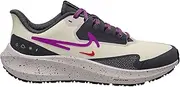 [Nike] Women's Air Zoom Pegasus 39 Shield Sneaker, Black White Dk Smoke Grey Volt, 3.5 UK