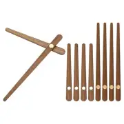 PATIKIL Clock Hand Kit 5 Sets Wooden Clock Mechanism Movement Wall Clock Hand Pa