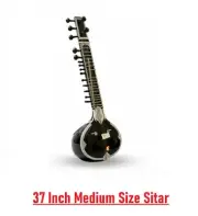 7 Main Strings and 11 or 9 Sympathetic Hand Made Sitar Best Design Bag String In