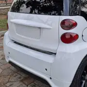 Rear Bumper Sill Cover Protector Guard for Smart ForTwo 2007-2015 Steel Dark (for: Smart)
