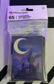 Pokemon Center: Eevee & Umbreon Twilight Card Sleeves (65 Sleeves) - Sealed