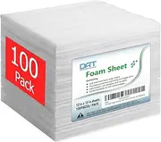 DAT 100 Pack Foam Sheets, 12" x 12", 1/16" Thick, Foam Wrap Cushioning Material, Moving Supplies for Packing Storage and Shipping