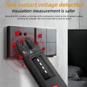 U1 3-in-1 Electric Pen+Clamp Meter + Multimeter AC/DC Digital Smart Tester SetGA