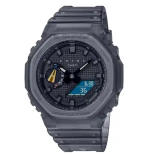 【CASIO 卡西歐】G-SHOCKxFUTUR聯名錶 GA-2100FT-8A_45.4mm