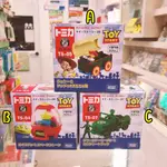 台中玩具部落客 現貨 日本 正版 多美 TOMY TOMICA 玩具總動員 三眼怪 翠絲 小綠人 軍事車 合金 可分離