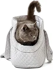 Dog Carrier Bag | Small Cotton Dog Carrier Bag - Portable Carrier, Lightweight Winter Bags with Pockets for Puppies, Carrier Bag for Cage with Pocket