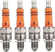 SUPVOX 2sets Saving Motorcycle Spark Plugs Three-point Ignition Three-claw Discharge for Improved Performance 4pcs*2