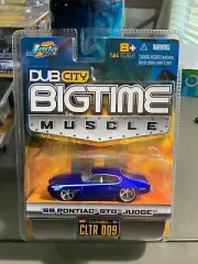 JADA TOYS BIGTIME MUSCLE '69 PONTIAC GTO JUDGE BLUE
