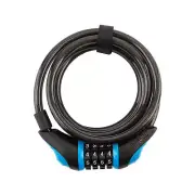 ONGUARD LOCK OG CBL 8160 NEON COMBO COIL 6fx10mm w/BRKT BU