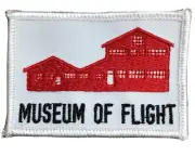 Vintage MUSEUM OF FLIGHT Souvenir Patch Seattle WA Washington