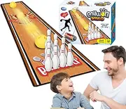 Tabletop Curling Game | Tabletop Shuffleboard - Creative Table Bowling Game for Children, Small Table Golf Game for Home