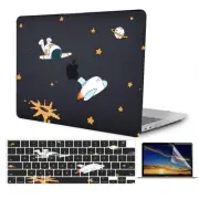 3in1 Astronaut Cartoon HardCase Shell Skin for MacBook Air Pro 11 12 13 14 15 16