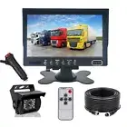 7" Monitor IR Reversing Rear View Camera 20M Plug Play Kit 12-24v For Caravan Rv