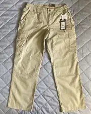 5.11 Tactical Taclite Pro Pants Women’s 14 Khaki 31” Cargo Pockets Outdoors
