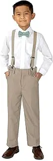 [Spring Notion] Boys' 4-Piece Dress up Pants Set