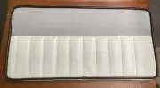1" Back Rest Cushion White/Gray