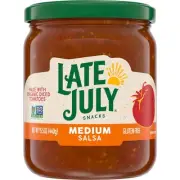 Late July Medium Salsa 15.5 oz (Pack of 12)