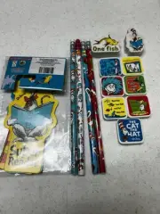 Dr Suess School Supplies Lot Bookmarks Pencil Eraser Teacher