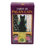 新款TAROT OF PAGAN CATS異教徒貓塔羅牌 神諭卡桌游卡牌