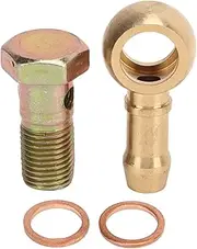 Zohisin M12 X 1.5mm Banjo Bolt Fitting Kit with 2 Washers Aluminum Alloy Banjo Brake Fitting Adapter Ideal for Attaching Turbo Fuel Banjo Bolt Kit to Engine Supply Or Turbine