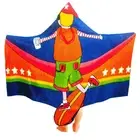 Assorted Brands Kids Cotton Velour Beach Cape Skater Boy cotton,fabric Towels &