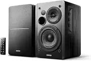 [Edifier] R1280DB Powered Bluetooth Bookshelf Speakers - Optical Input - Wireless Studio Monitors - 4 Inch Near Field Speaker - 42w RMS - Black