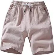 [Generic] Jogger Trousers Summer Loose Pants Short Beach Fitness Casual Pants Men Men's Pants Shorts for Men