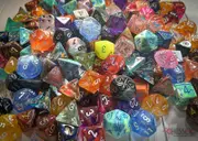 Chessex 200 Individual Polyhedral Discontinued & Lab Dice Sale Bag