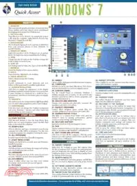 在飛比找三民網路書店優惠-Windows 7 Quick Access Referen