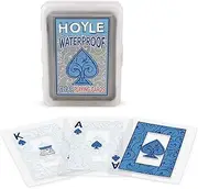 Hoyle Waterproof, Clear Plastic Playing Cards (ONE Blue/Clear Deck)