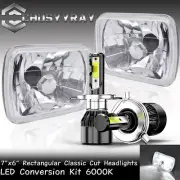 80W 7x6" 5x7 LED Headlight Bulbs For Mazda Pickup B2000 B2200 B2600 1986-1993 (for: Mazda)