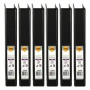 20pc Marbig Clearview 4 D-Ring Insert Binder A4 File 25mm Document Organiser BLK