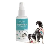 LeoLeozz 3PCS Deodorizing Spray for Pets, 100ml Pet Deodorizing Body Spray, Refreshing Cat Grooming Perfume, Long-Lasting Dog Calming Deodorizer for Smelly Breeds