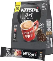 Nescafe "My Cup" Strong 3 in 1 Smooth & Rich Instant Coffee 30 Sachets 20 Grams