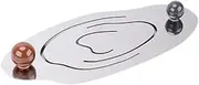Perfk Jewelry Tray Cloud Shape Jewelry Storage Tray AntiSlip Base Polished Trinket Dish Jewelry Dish for Drawer Necklaces Bracelets, Silver