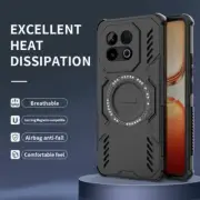 For vivo iQOO Neo 10 5G, Luxury 4 Airbags Hybrid Armor Magnetic Hard Case Cover