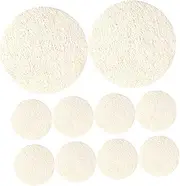 PLAFOPE Exfoliation Pads 10pcs Face Scrubbers Deep Cleanse Makeup Sponge Spa Facial Cleansing Sponge