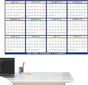 Erasable Calendar for Wall - Dry Erase Double Sided Wall Calendar Whiteboard - Reusable Monthly Planner with Smooth Writing for Home