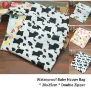 Baby Nappy Bag Swimware Swim Double Zip Waterproof Wet Dirty Diaper Reusable